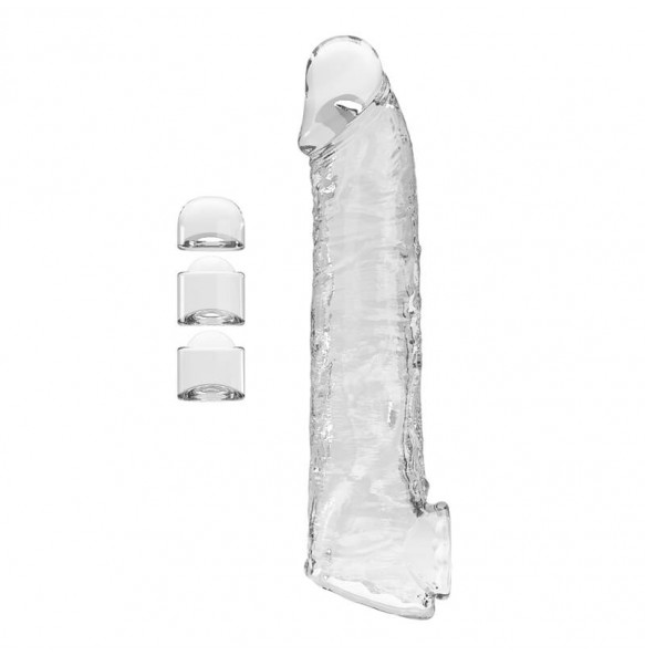 PRETTY LOVE - Celarus Extension Penis Sleeve (Transparent)